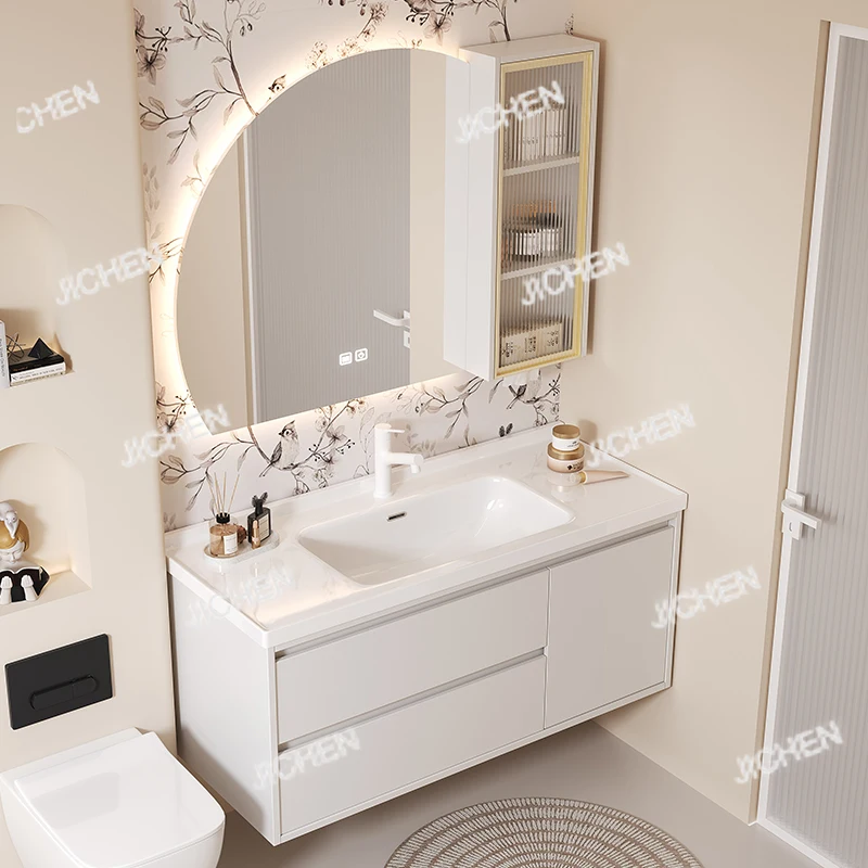 

Шкафы для туалета и ванной комнаты из массива дерева, винтажный ящик для хранения туалетного столика, шкафы для ванной комнаты, зеркала для макияжа, мобильная мебель Bagno