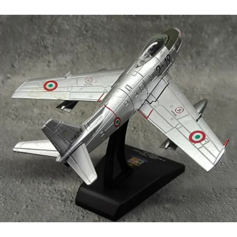 Diecast Scale 1/100 Italian Air Force One F86 Sabre Fighter Alloy Aircraft Collection Model Decorated Display Gifts