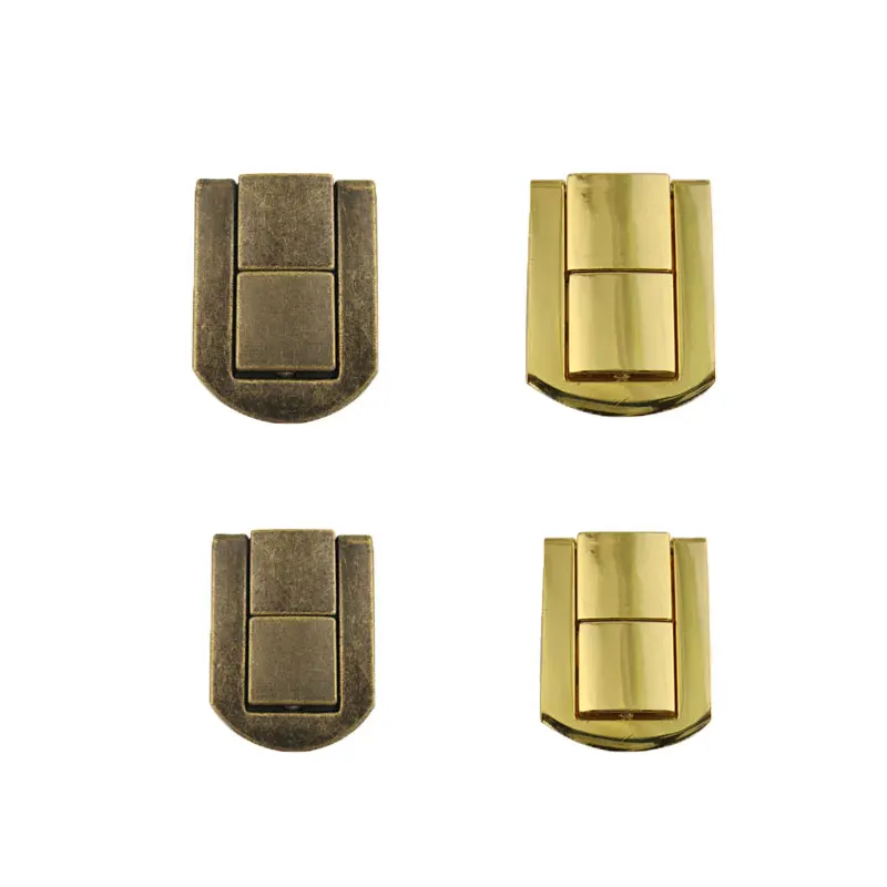 Solid Concealed Flush Latch for Wooden Storage Box, DIY Hardware Box Clasp A001