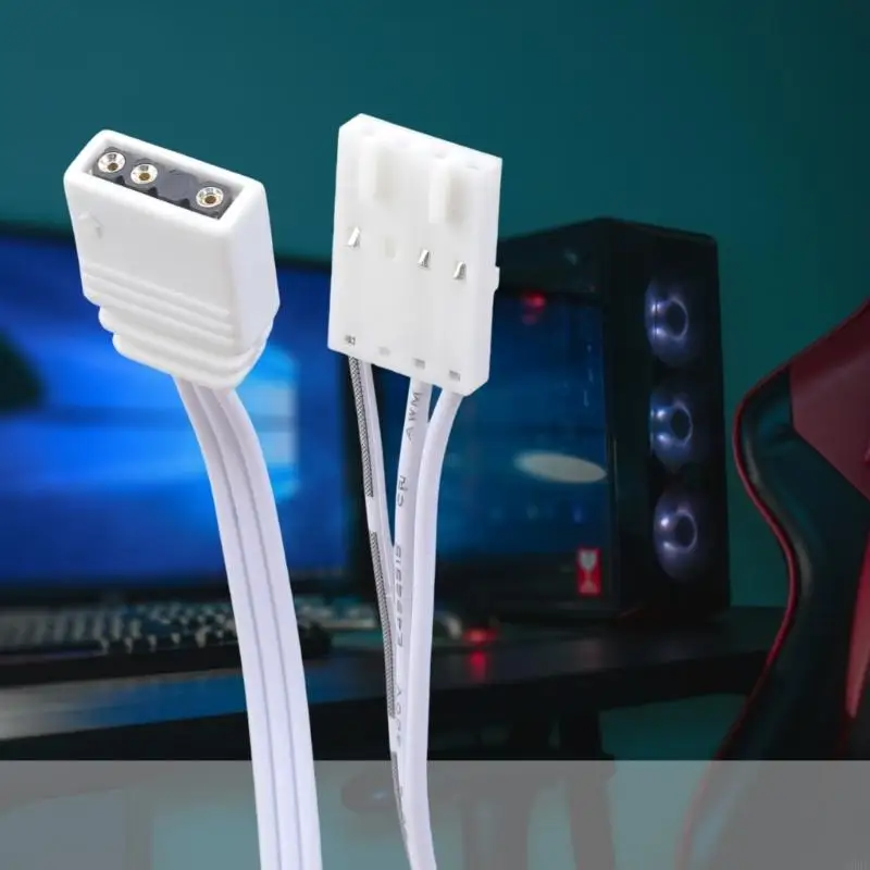 C90F Гибкий 5 В 4PIN Color Controller Cable для интеграции системы освещения компьютерного освещения