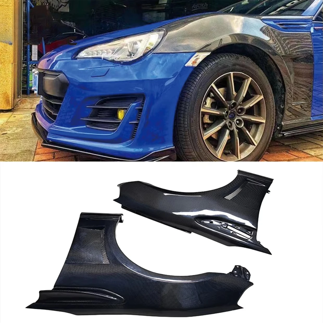 

For GT86/ BRZ 2012-2016 S Style Carbon Fiber Front Fender Car Bumper Accessories