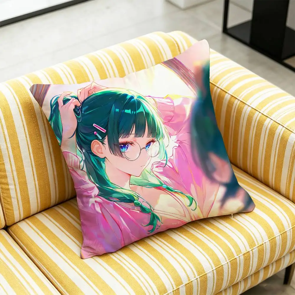 For The Apothecary Diaries Maomao Throw Pillow Case 45cm 30cm 40cm Decoration DIY Square Chair Pillowcase Pad Cover
