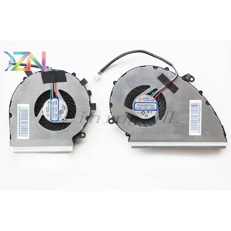 For MSI GE72VR GL72M GF72VR GP72MVR MS-1799 179B cooling fans Line 4
