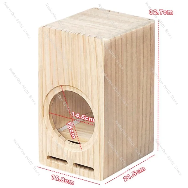 6.5 Inch 2 Way Speaker Empty Cabinet Labyrinth Bookshelf Speaker Box Solid Wood DIY Audio Enclosure For Home Speaker view 3