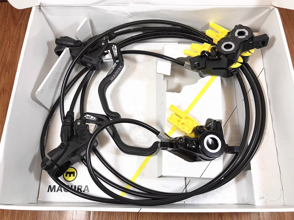 Magura MT TRAIL SPORT Hydraulic brake 4 front pistons for maximum brake power 2 rear pistons for perfect modulation