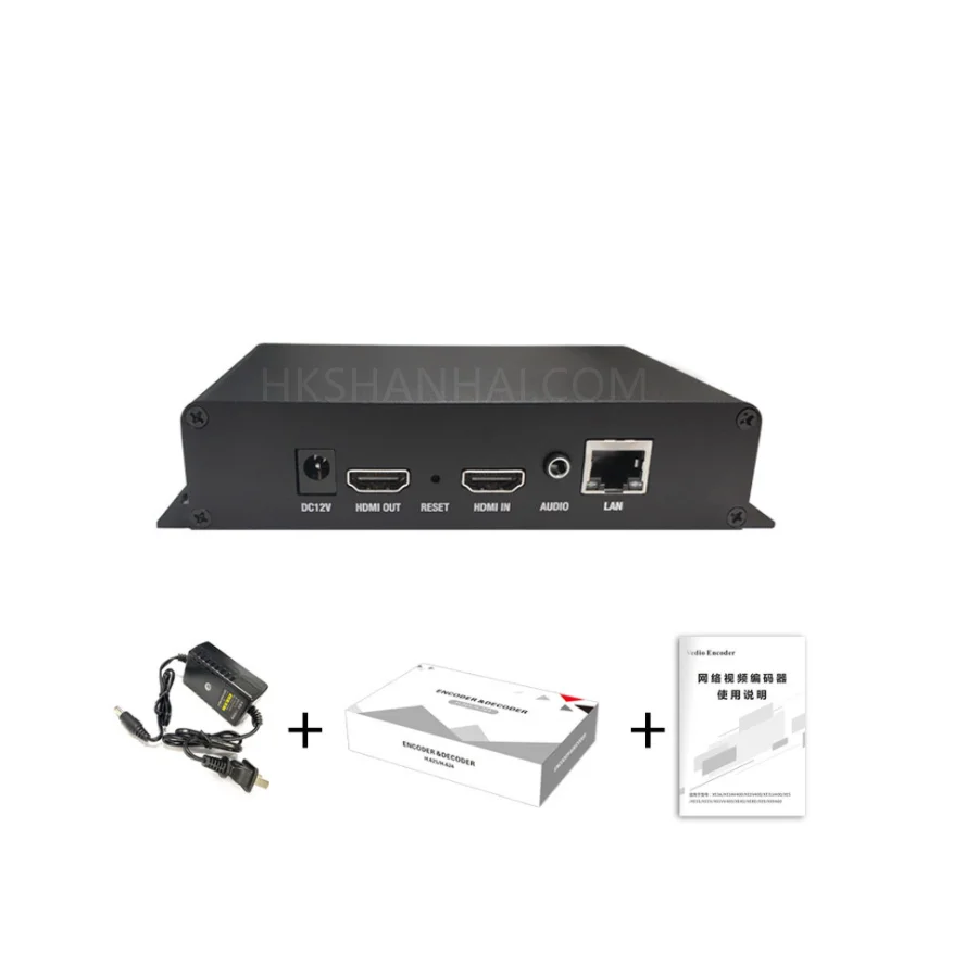 HD Audio Extractor H265 Video Encoder Wireless & RF Modules for High Definition to HTTP/RTMP/RTSP UDP Conversion