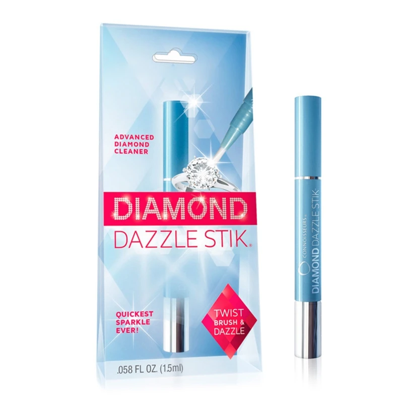 Natural Jewelry Cleaner Pen Diamond for Dazzle Stik Non-Toxic Cleaner Keeping Your Ring Jewelry Sparkling