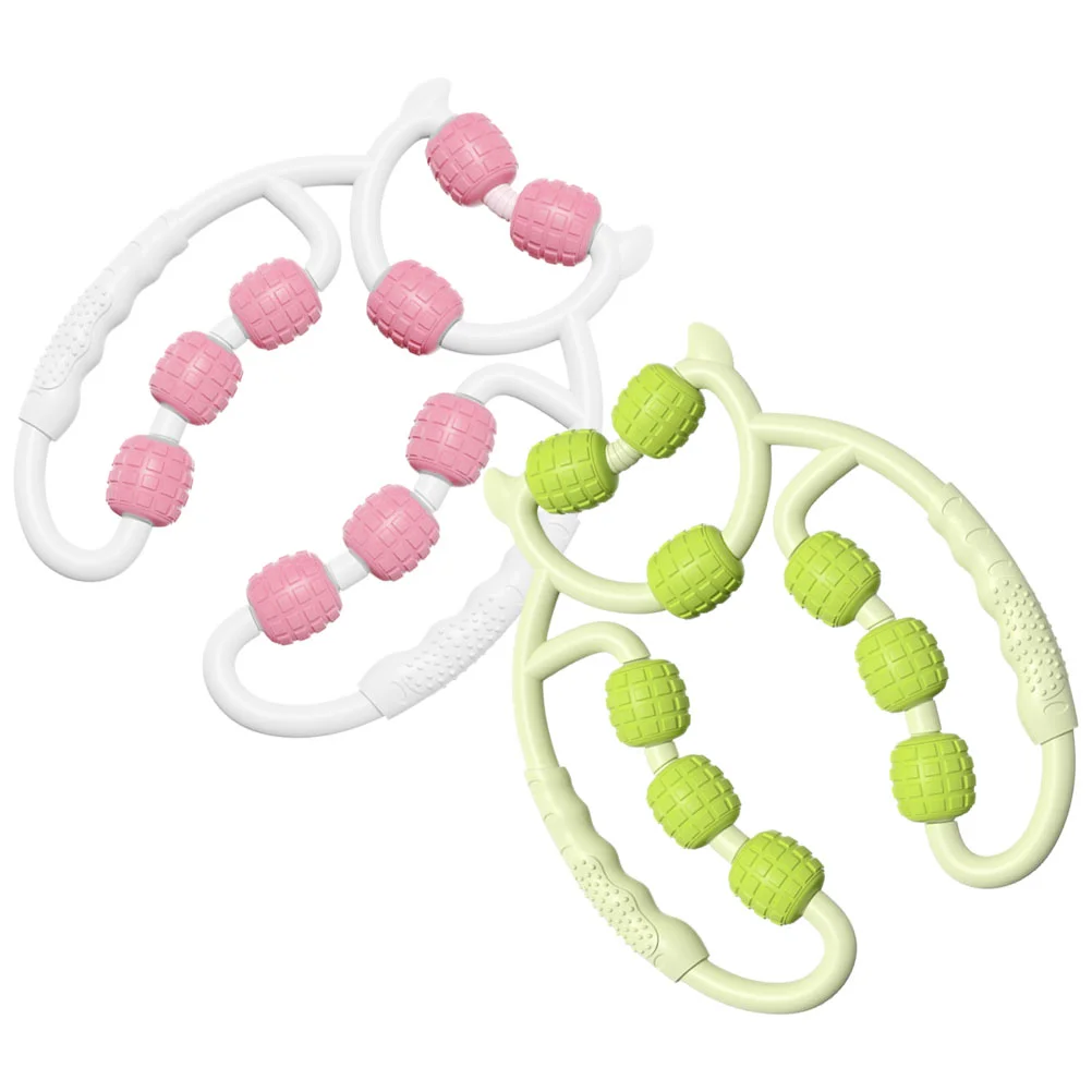 2 Pcs Slimming Massager Leg Muscle Roller Rollers Tool for Hand Muscles Deep Tissue Calf Small Shin