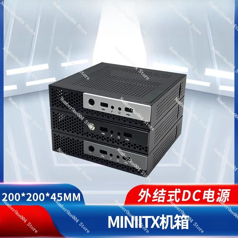 

Мини-корпус ITX для настольного компьютера, алюминиевая панель, горизонтальный мини-корпус, поддержка материнских плат ITX