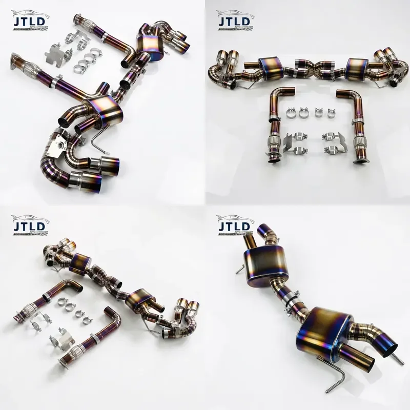 High Performance Titanium Alloy Valved Catback Exhaust System for Chevy Corvette C8 Stingray Z51 LT2 6.2L NA V8 Direct