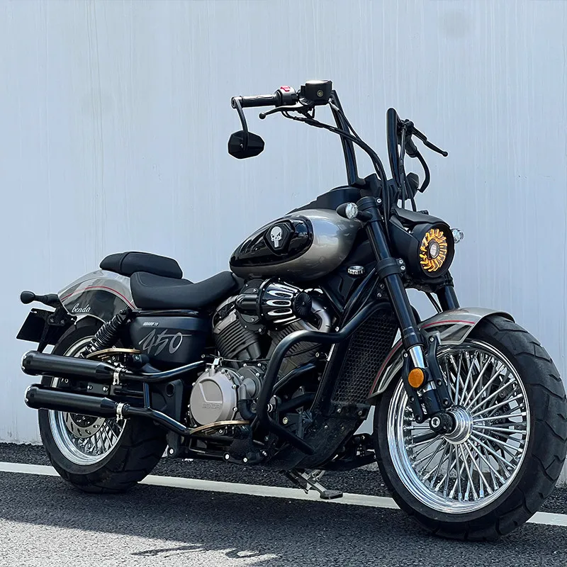 Jinjira 500/450 Napoleon 450 Modified Cobra model Exhaust pipe Straight row Low and thick Single side Double out