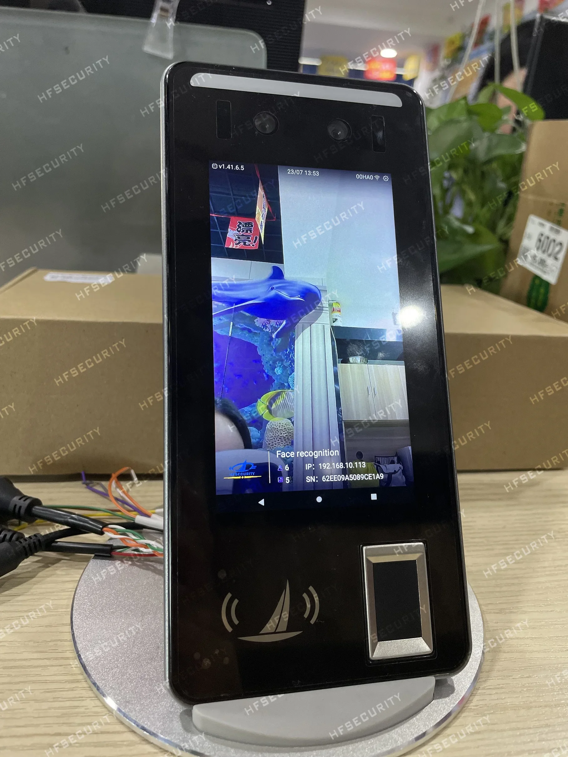 HFSecurity FR05 Free Web Software Facial Recognition Machine For Access Control With Android System