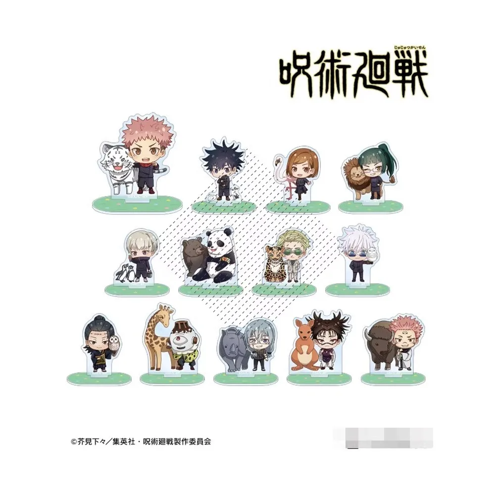 Game 2 Acrylic Stand Doll Anime Geto Suguru Ieiri Shoko Inumaki Toge Figure Model Plate Cosplay Toy For Gift