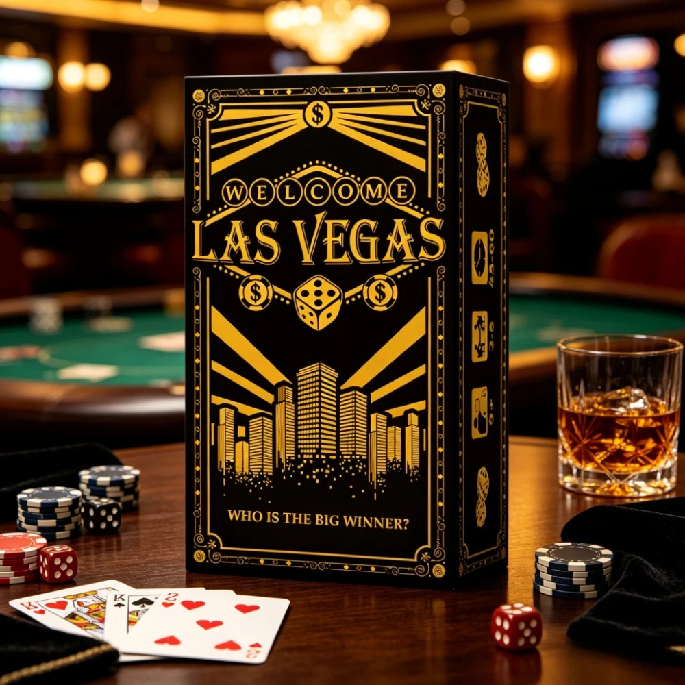 Gioco Da Tavolo Di Strategia Las Vegas Deluxe, Design Del Packaging Raffinato, Accessori Di Alta Qualità Per Intrattenimento E Raduni Multiplayer-image