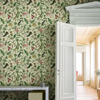 Modrý pták květinová samolepicí tapeta moderní květina PVC vodotěsné tapety samolepky na zeď samolepky na zeď bytové dekorace 8 nejlepší prodej Tapeta s akcemi - №8