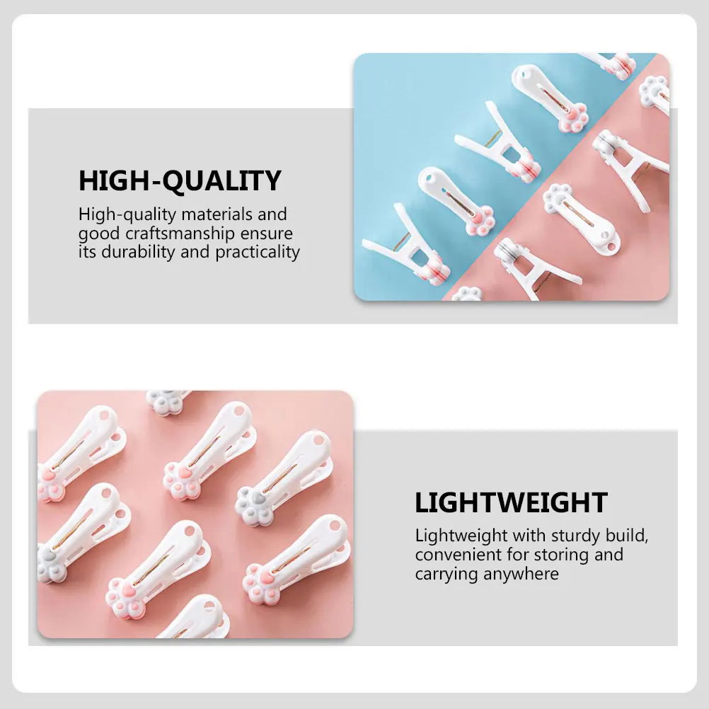 12pcs Clothes Clothespin For Home Windproof Drying Hanger Clothes Sock Socks Clamp Household Clips Non-Slip Sock Clips Mini