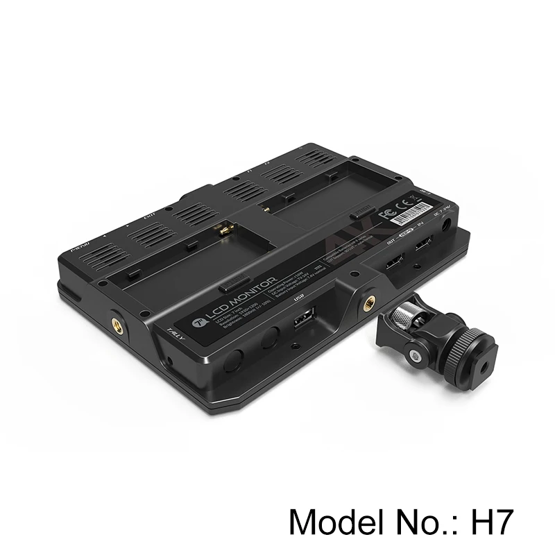 مراقبة فائقة السطوع 1800 شمعة في المتر المربع 7 بوصة بث محمول SDI LCD HDMI مراقبة لـ dslr