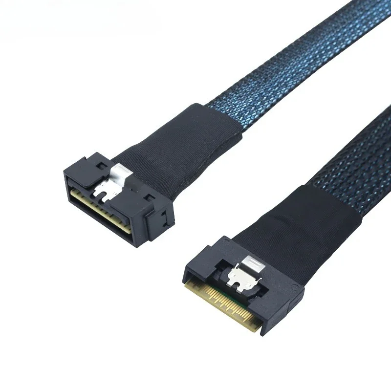 PCI-E Slimline SAS 4.0 LP Low Profile SFF-8654 8i 74pin To Slimline SFF-8654 All Inclusive Scoop-Proof 74Pin Server High-Speed