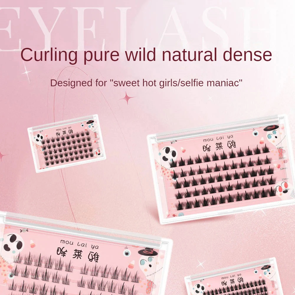 Planting False Eyelashes No Makeup Lifelike Fake Eyelashes Light Thick False Eyelashes Curly No Feeling To Wear Lasting Slender