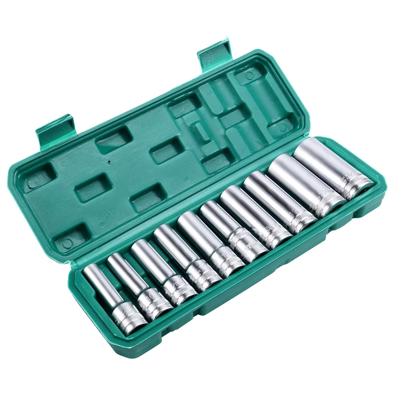 6-Point Impact Socket Set Impact Socket Set Socket Wrench Tool Outer Hexagonal Sleeve Set Socket Wrench-BAAX