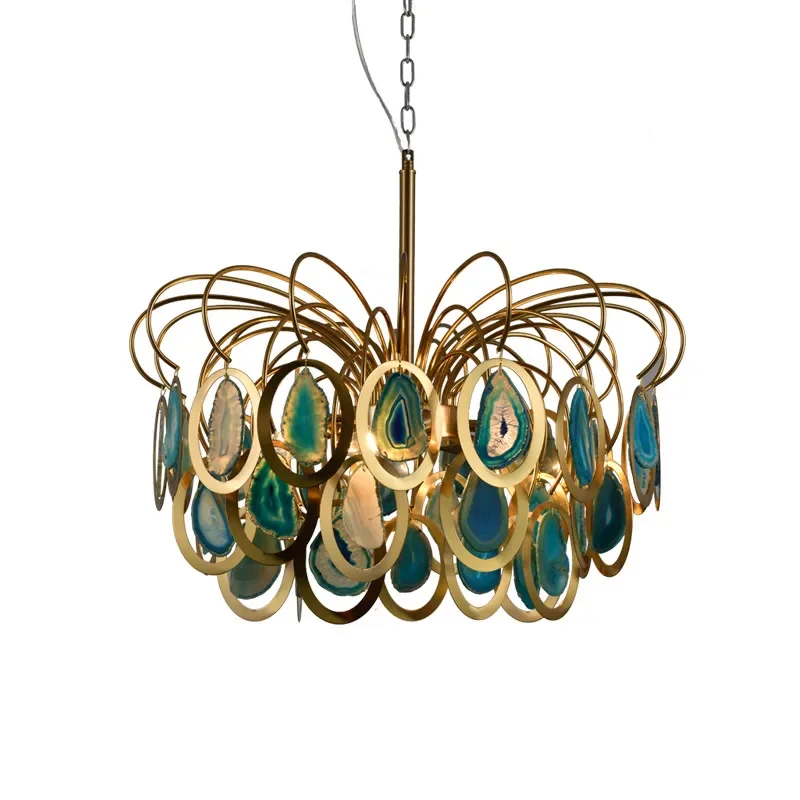 Modern Fashionable Energy-saving Adjustable Branch Chandelier Living Room Bedroom Dining  Table Luxurious Lamp Metal Lighting