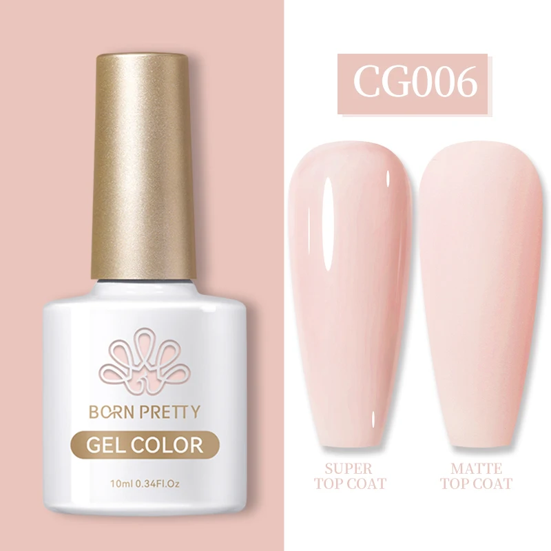 BORN PRETTY 10 ml Basisgel Super Top Coat Maniküre Matte Top Coat Semi Permanent Soak Off UV Gel Lack