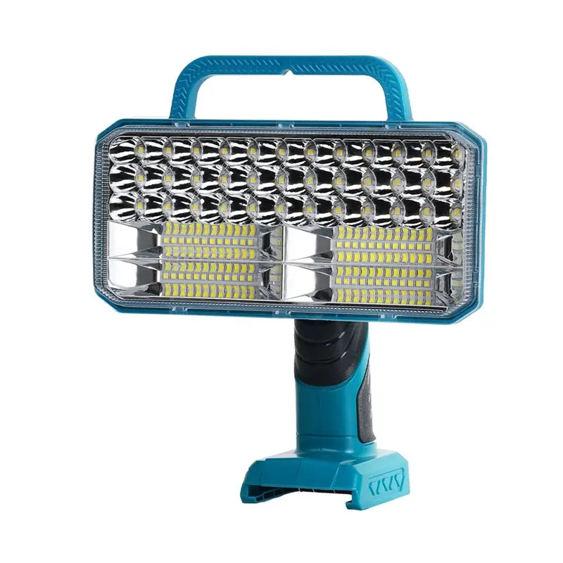 USB Rechargeable 40W 4200LM LED Work Light 3 Brightness Modes Wireless Light For 18V Battery Systems