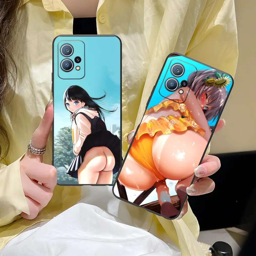 أنيمي Waifu هنتاي قضية الهاتف المحمول لهواوي P60 P50 P40 P30 P20 P10 P9 P8 برو لايت زائد الطباعة الملونة الغطاء الواقي