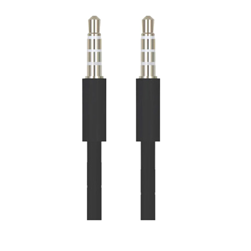 3.5mm 오디오 케이블 남성-남성 휴대 전화 사운드 카드 연결 케이블 쌍 녹음 케이블 4 섹션 스피커 사운드 aux 확장