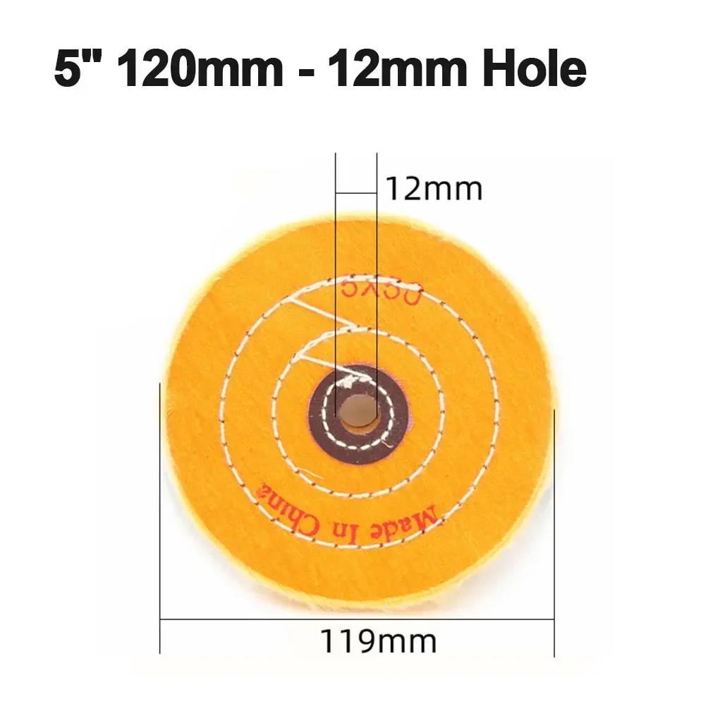 Imagem -04 - Polegada Pano Polimento Roda Ângulo Moedor Roda de Polimento para Ouro Prata Jóias Espelho Polimento Roda Ferramentas Abrasivas 1pc 25