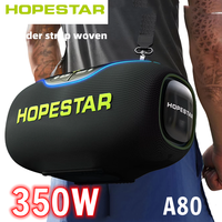 New Original HOPESTAR A80 350W Big Power Outdoor Waterproof Portable Blue Tooth Wireless Party Speaker Caixa De Som Boombox 3