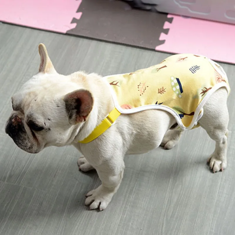 Female Dog Shorts Diapers Suspenders Physiological Pants Washable Underwear Diapers Sanitary Panties French Bulldog Small Dogs