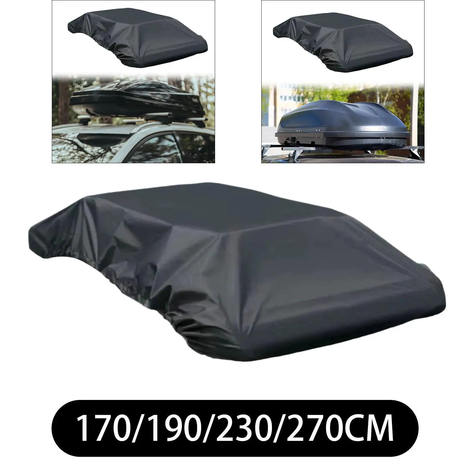 Car Roof Rack Cover Rooftop Cargo Cover Easily Install Universal Sun Protection Travel Accessories Vehicle Luggage Protector
