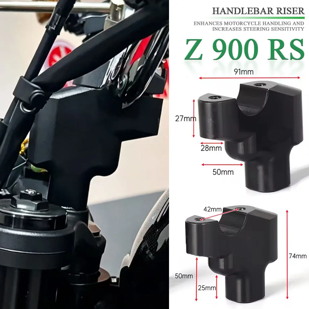 

Motorcycle Handlebar Riser CNC Lift Back Move Mount Lifter For KAWASAKI Z900RS Z 900 Z900 RS 2018-2025 2019 2020 2022 2023 2024