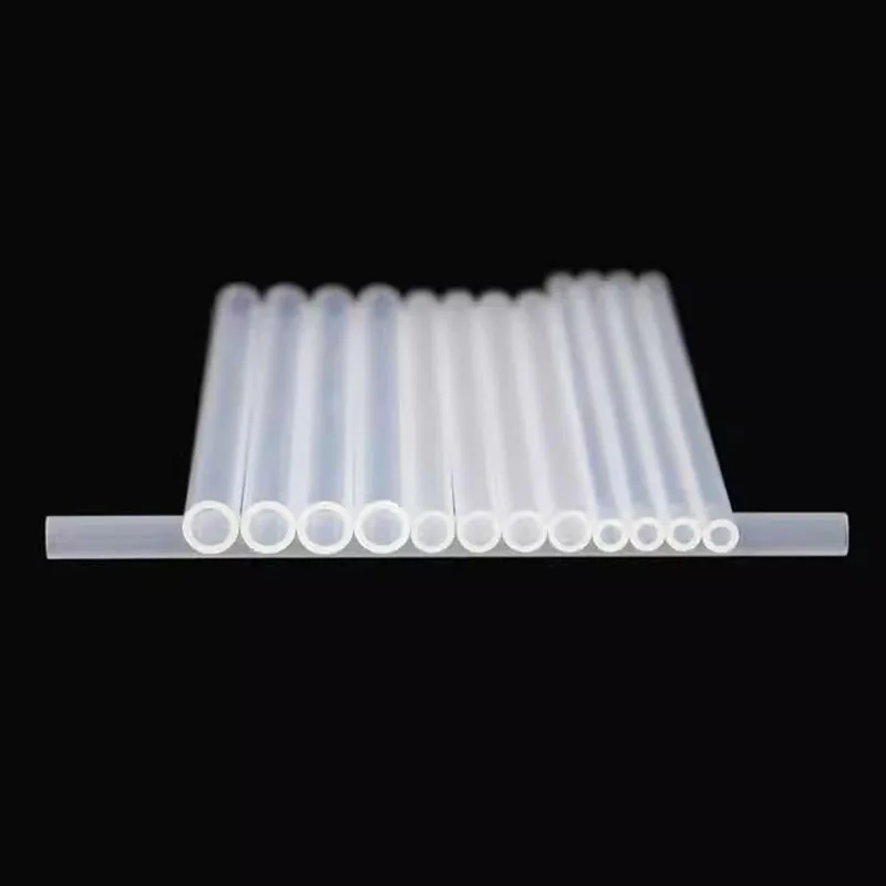 100 قطعة PP الأنابيب البولي بروبلين الأنابيب البلاستيكية الأنابيب الصلبة أنبوب جوفاء شفافة الكرة القلم محايد الأساسية أنبوب أنبوب زيت طول 100/200 مللي متر #2
