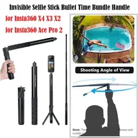 For Insta360 X5 X4 Invisible Selfie Stick Bullet Time Bundle Handle for Insta360 X4 Ace Pro 2 GoPro Panoramic Camera Accessories