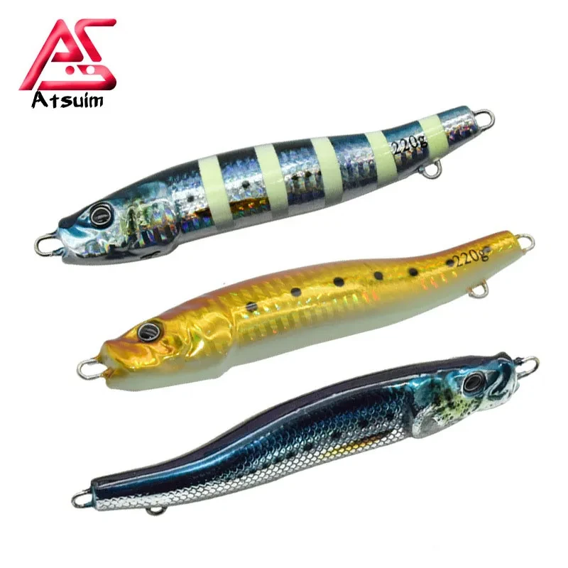 

1PC 100g150g180g220g S-shape Metal Jig Fishing Lure Saltwater Lures Slow Sinkers Hard Bait Artificial Bait Tackle