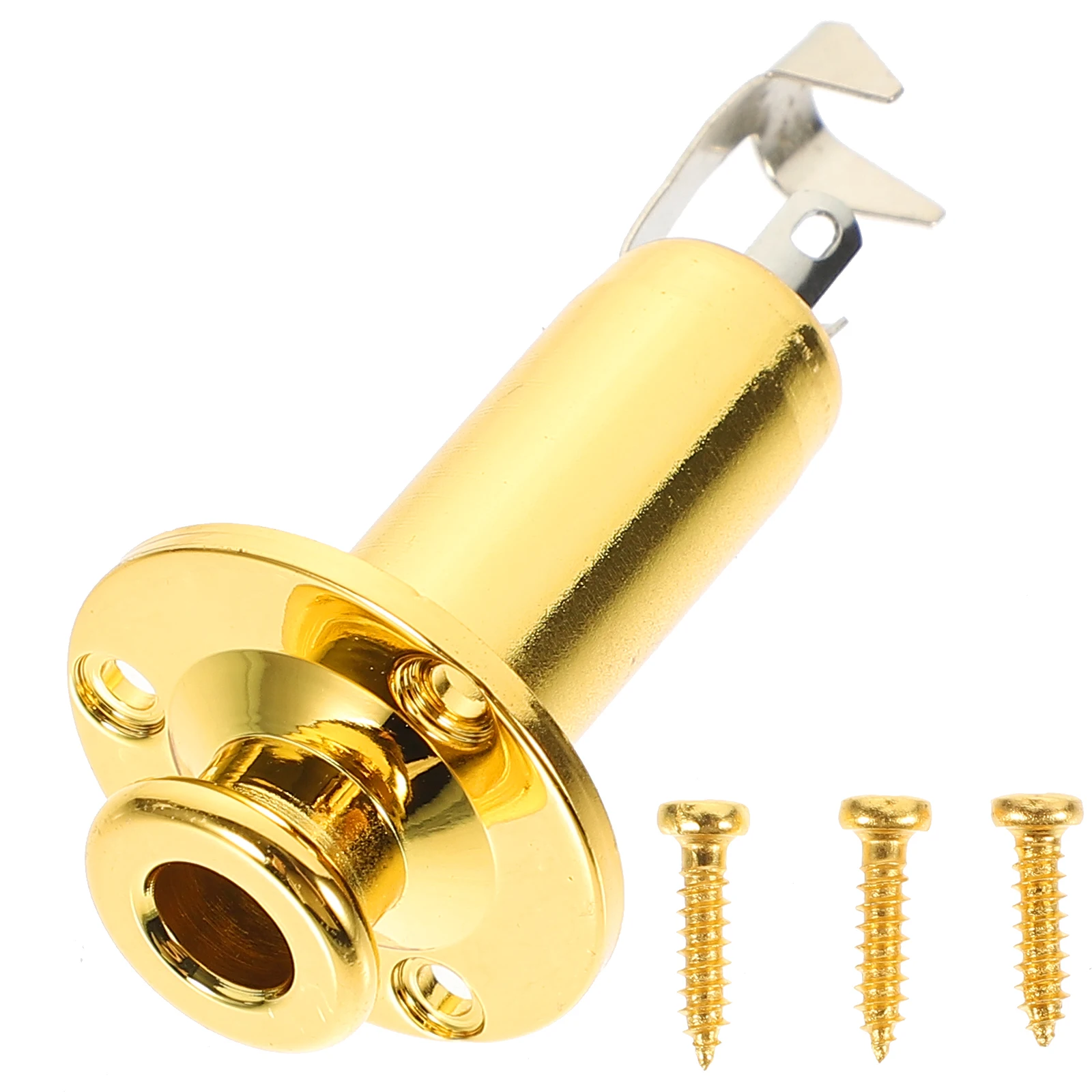

Vibration Pickup Jack Output Socket Plate Zinc Alloy 12mm Drill Bit Guitar End Pin Fittings Electronic Accessories Guitar Supply