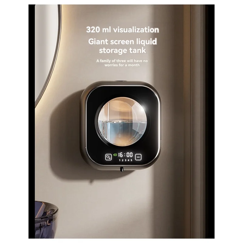 

ABKW-Интеллектуальный индукционный дозатор мыла Автоматический индукционный настенный дозатор пенного мыла для детской чистящей машины