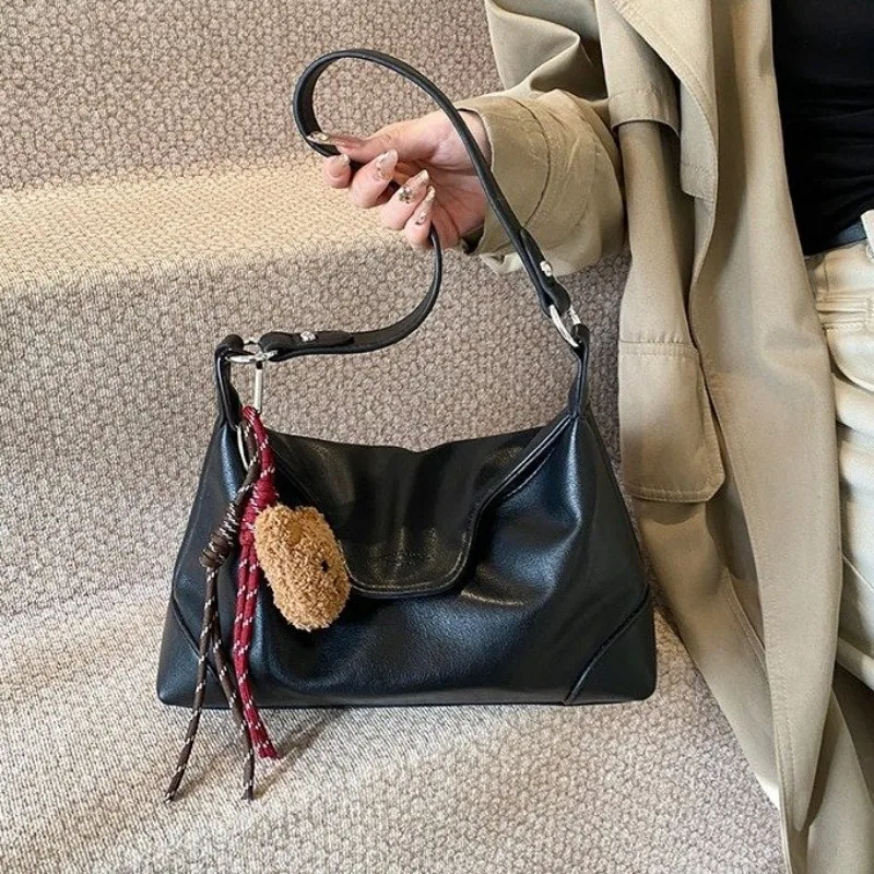 

Универсальная дорожная кожаная женская сумка в классическом парижском стиле, винтажная повседневная сумка-тоут, модная сумка через плечо