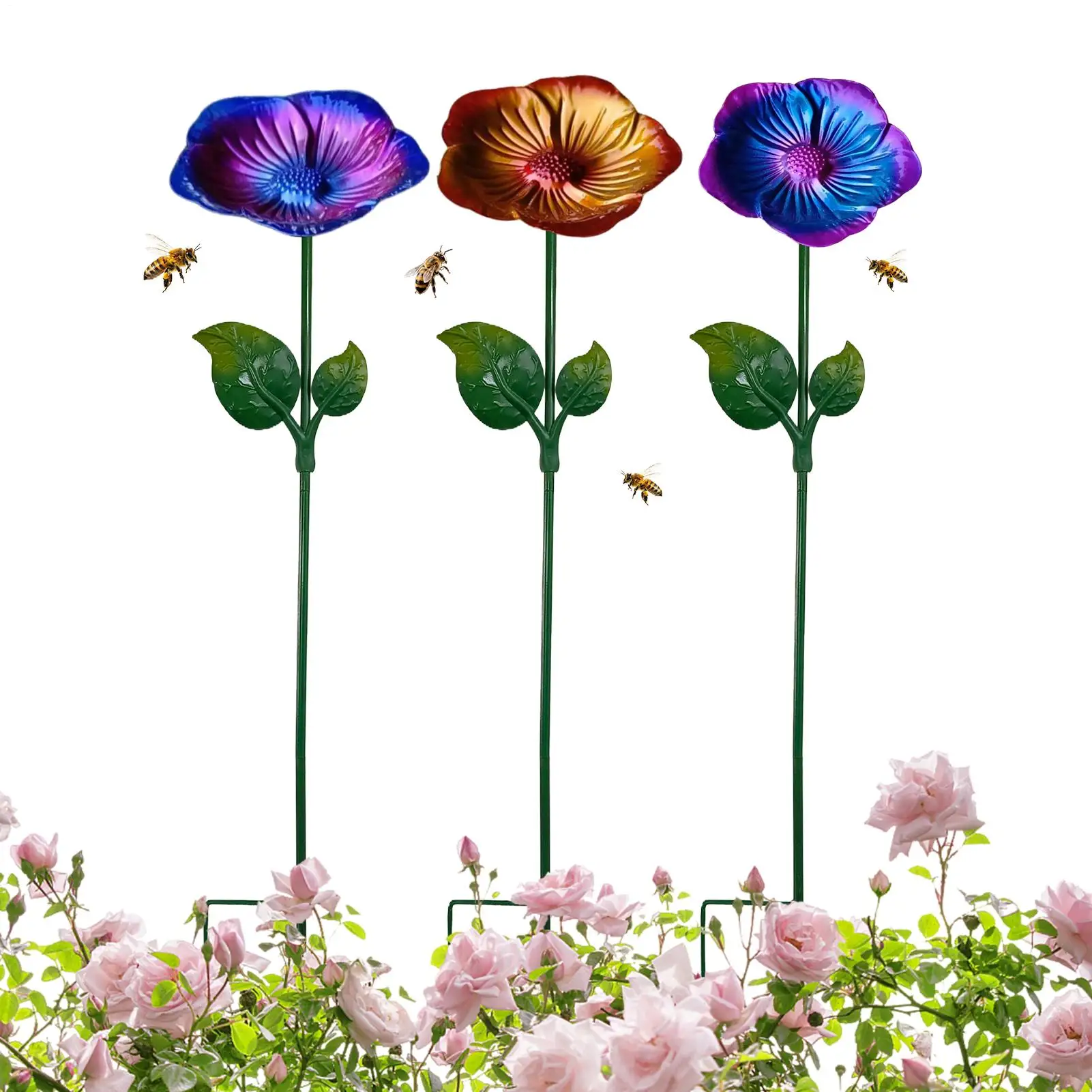 

Поилка для пчел в форме цветка, 3-компонентная, для улицы, двора, патио, террасы, пруда для пчеловодства