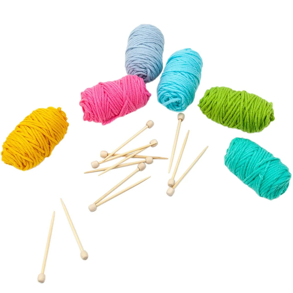 20Pcs Weaving Marking Needles Bamboo Marking Pins Smooth Single Pointed Knitting Needles Crochet Tools for DIY Craft image 4