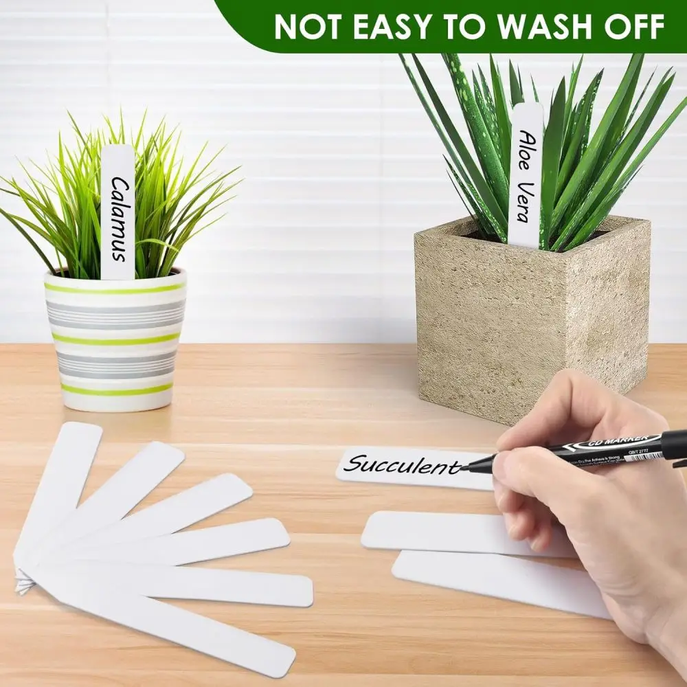 Pvc Garden Nursery Tags Waterproof Plant Labels Seedling Flower Succulent Pot Markers Identification Signs For Horticulture
