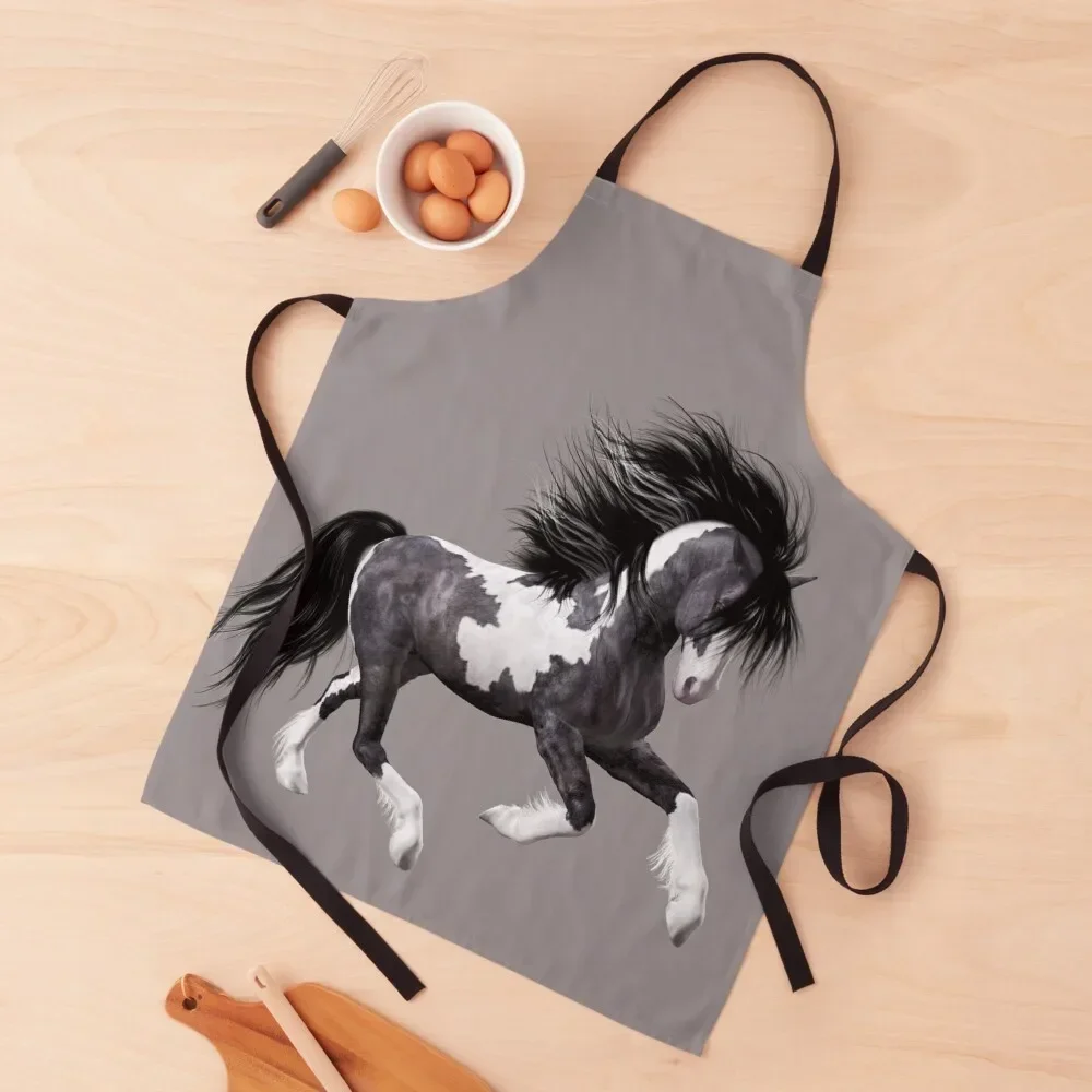 

The Cob Gypsy Horse Apron Kitchen Supplies with pockets chefs Funny Apron