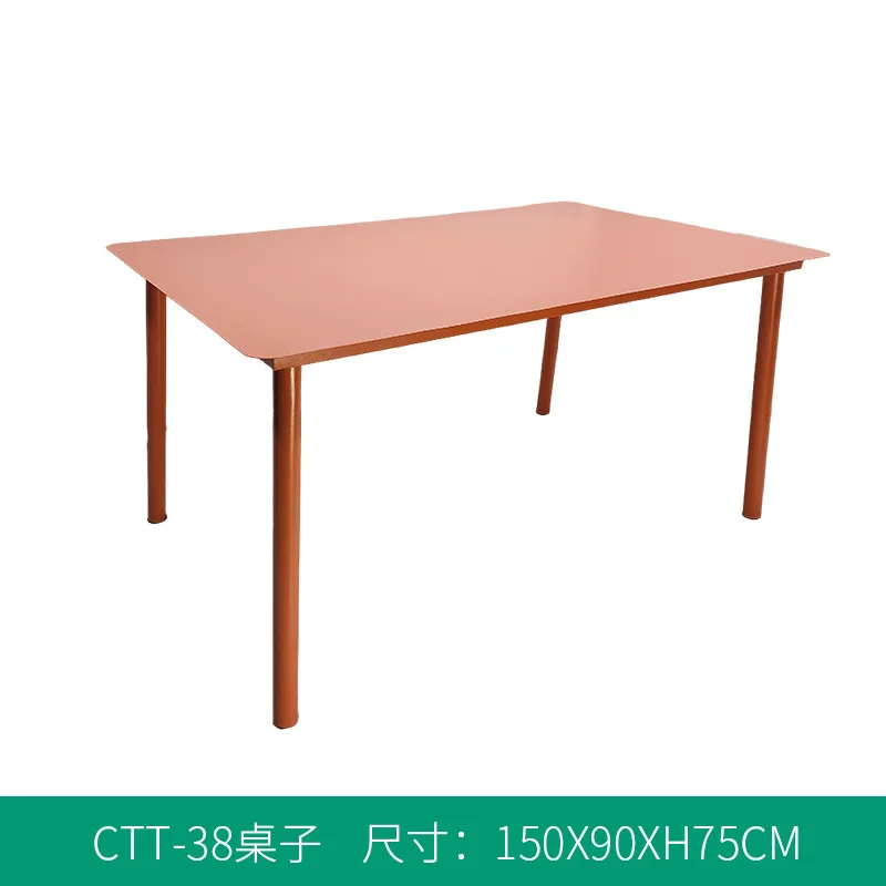 Modern Outdoor Garden Furniture Terrace Long Aluminum Table Set Restaurant Picnic Coffee Dining Table Outdoor Tables and Chairs