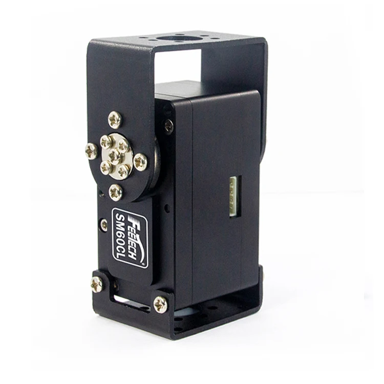 Sm60cl 12v 60kg super torque rc servo motor rs485 placa de controle servo engrenagem aço para modelos de robô carro rc/1/5 rc carro caminhões servo