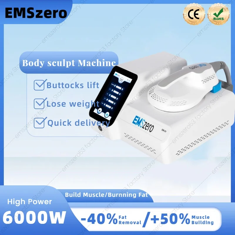 

EMSzero RF EMS Sculpt Machine Fat Body Sculpting Slimming Technology Portable Pelvic Muscle Stimulation Electromagnetic Device