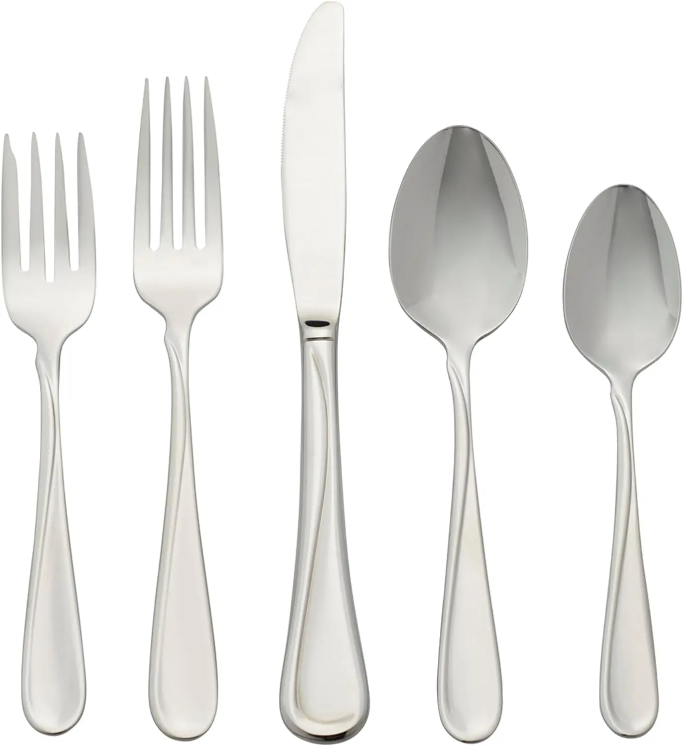 

20-Piece Stainless Steel Flatware Set, Service for 4