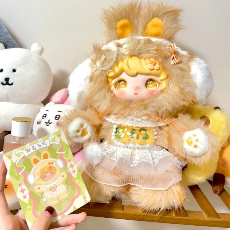 

100% Genuine Zfaz Luxi Luoxier Outing Bunny -600% Series Plush Vinyl Blind Box Trendy And Cute Big Doll Girl Birthday gift