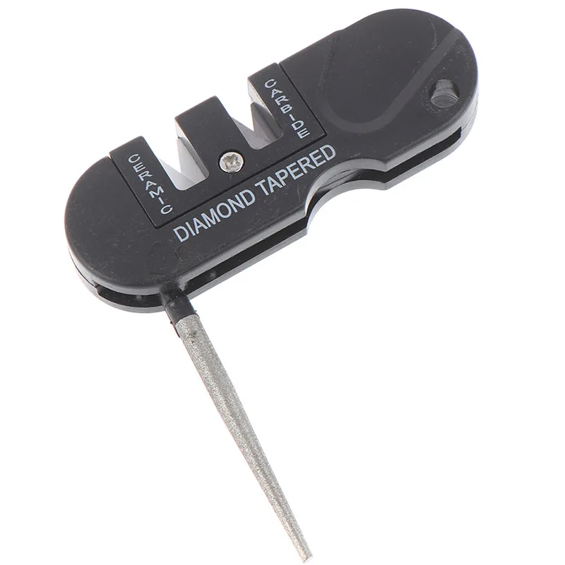 1PC Sharpeners Carry Knife Sharpener Multi-function Outdoor Portable Multi-function Tungsten Steel Sharpener Knives Accessories
